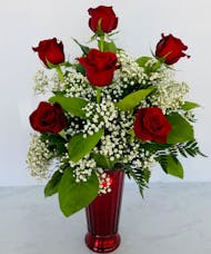 Valentine's Day Half Dozen Roses