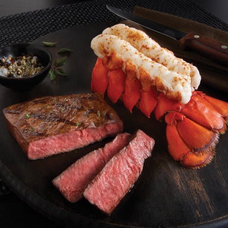 67 oz Maine Lobster Tails & 8 oz Flat Iron Kobe for 2 Bice's Florist Fort Worth, Dallas
