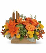 Fall Bamboo Garden Centerpiece
