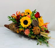 Fall Cornucopia Centerpiece