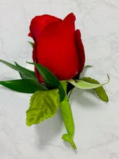 Red Rose Boutonniere