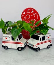 Valentine's Day Mail Truck Planter