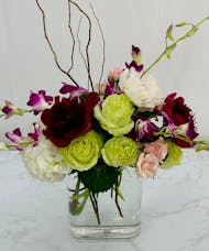 Peonies and Orchids