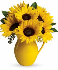 Sunny Sunflower Pitcher